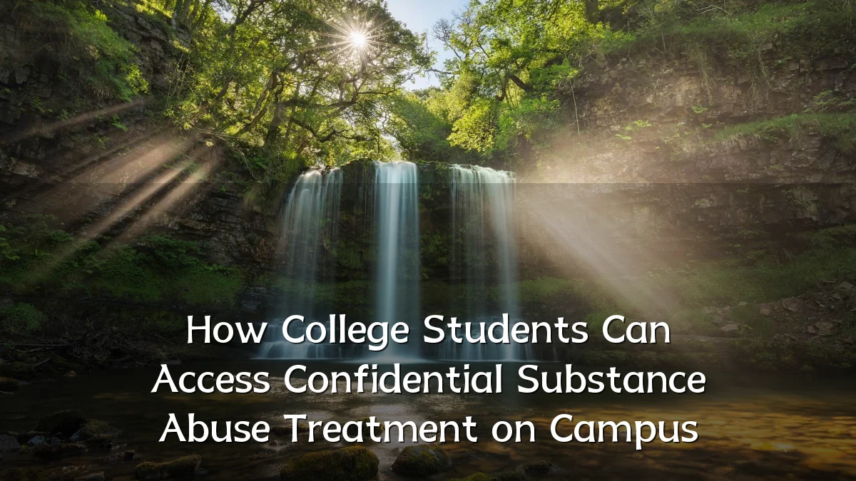 How College Students Can Access Confidential Substance Abuse Treatment on Campus