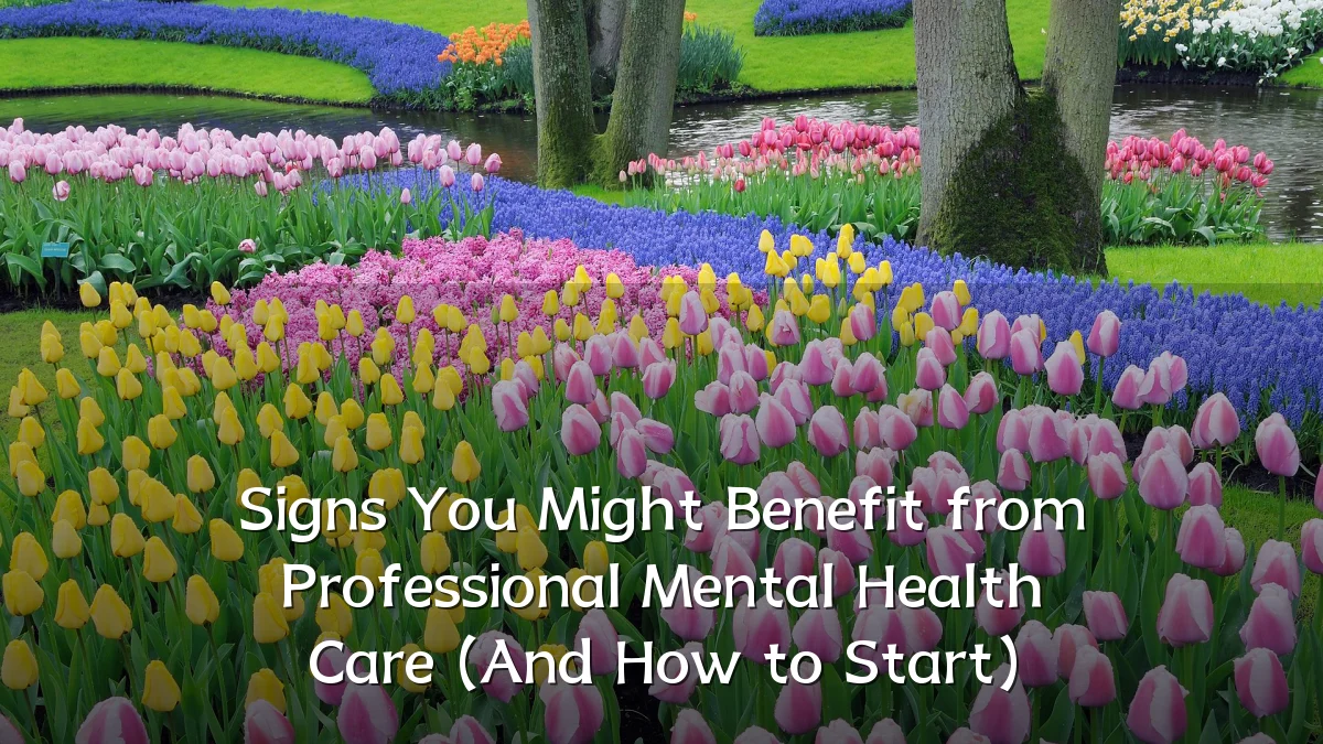 Signs You Might Benefit from Professional Mental Health Care (And How to Start)
