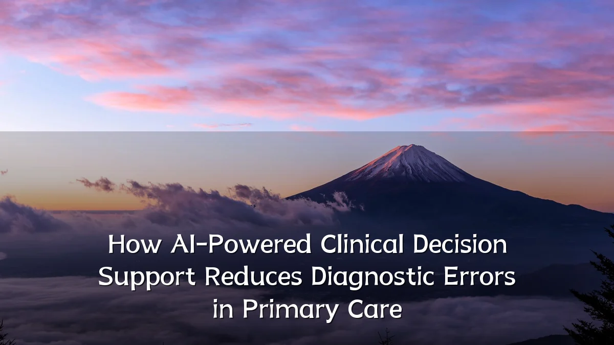 How AI-Powered Clinical Decision Support Reduces Diagnostic Errors in Primary Care