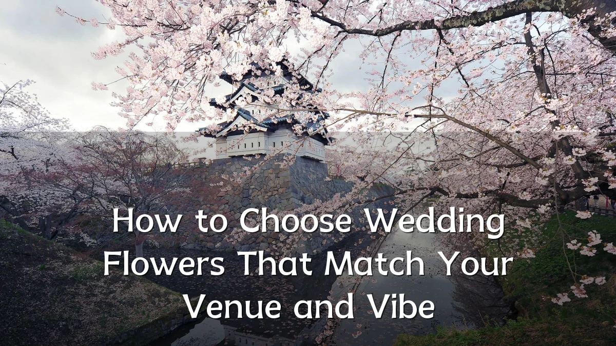 How to Choose Wedding Flowers That Match Your Venue and Vibe