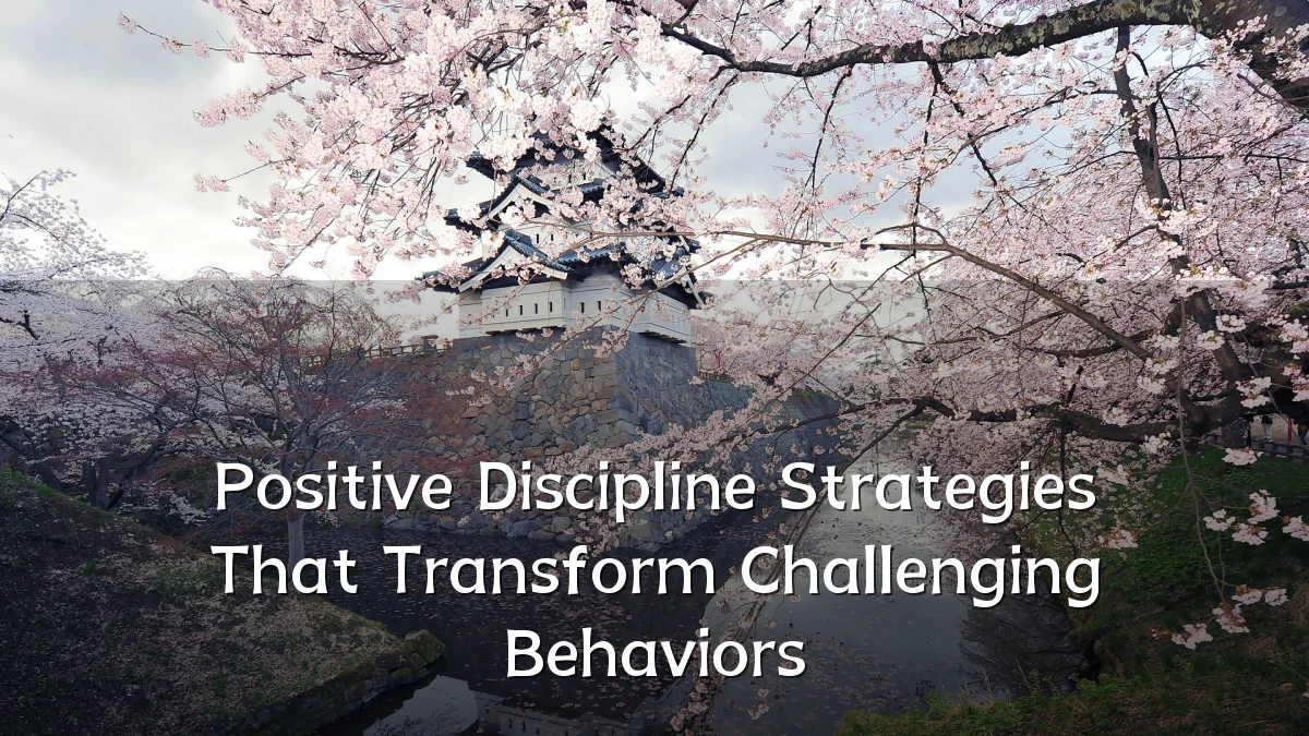 Positive Discipline Strategies That Transform Challenging Behaviors